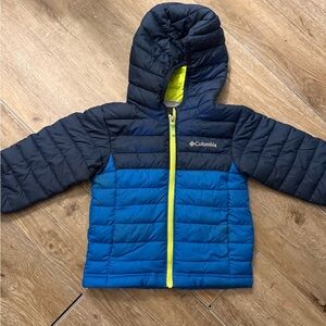 Columbia Navy and Royal Blue Quilted Puffer Jacket